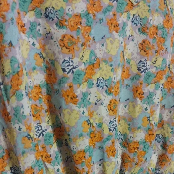 Floral Colorful Spagetti Strap Dress - Picture 2 of 3